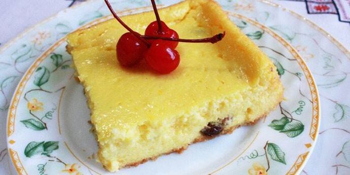 Gîte rural Kasserol fir Frühstück oder Nomëtteg Snack am gesonde Ernährungsmenü fir e Mount